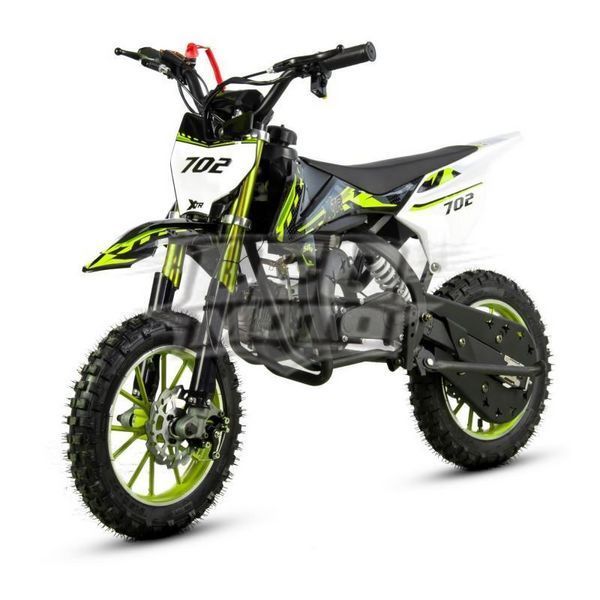 Міні мотоцикл CROSS XTR 702 50СМ3 з електростартером зелений-1 2391721137 фото