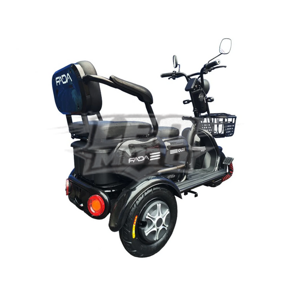 Електротрицикл FADA OLDi 1000W чорний FADA OLDi 1000W  Bl фото