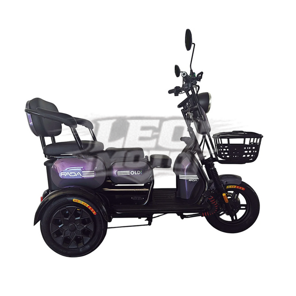 Електротрицикл FADA OLDi 1000W чорний FADA OLDi 1000W  Bl фото