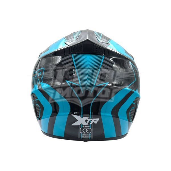 Шолом кросовий XTR 125 Junior - синій 2797557481 фото