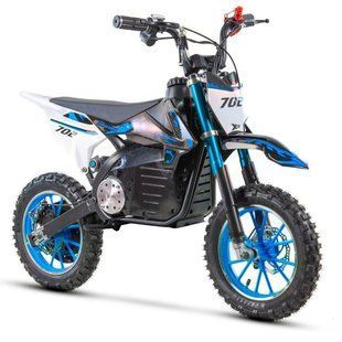 Міні електричний мотоцикл XTR E-702 800W синій 2391721200 фото