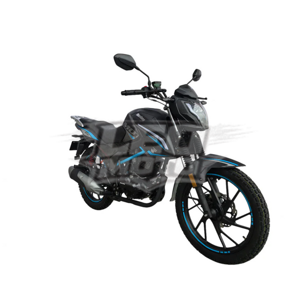 Дорожній мотоцикл Musstang Region MT150 cиній  MT150blue фото